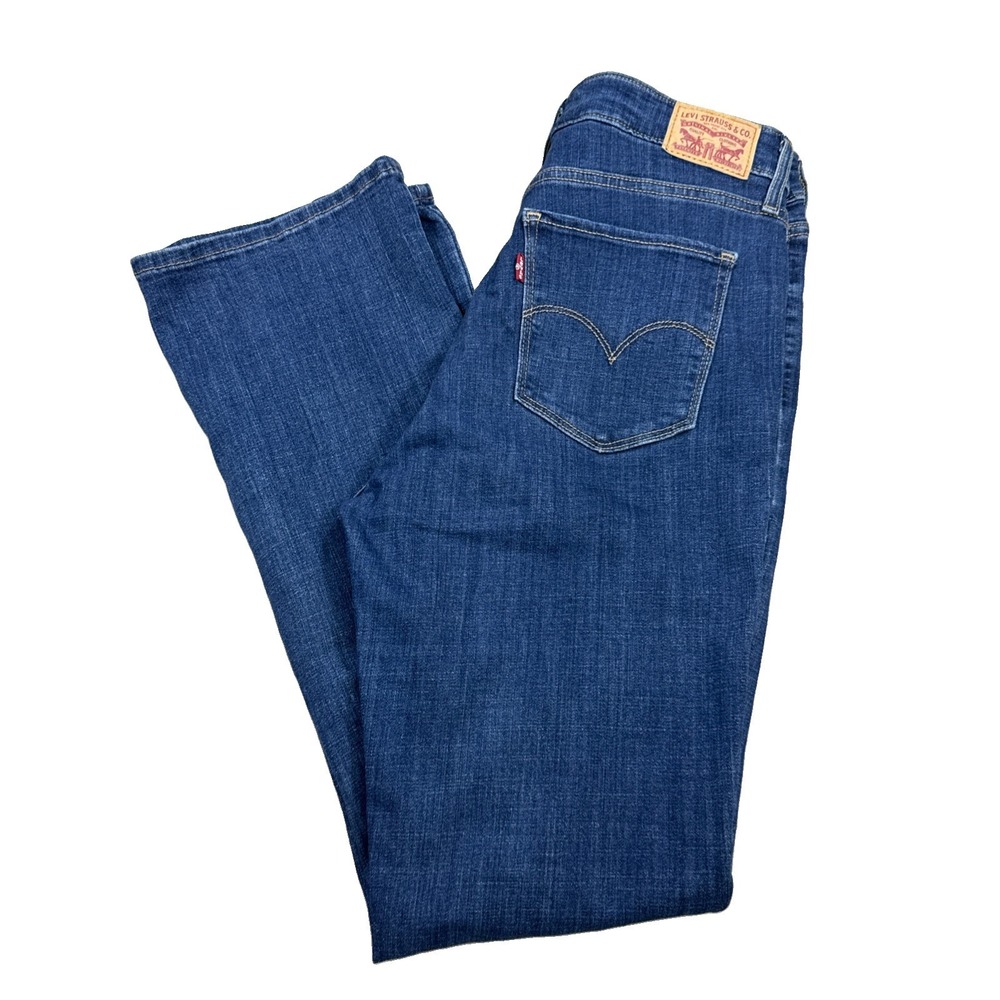 Levi's 725 Jeans Women's 31X32 High Rise Bootcut Blue Denim Western Stretch City